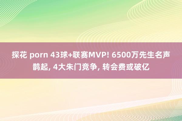 探花 porn 43球+联赛MVP! 6500万先生名声鹊起， 4大朱门竞争， 转会费或破亿