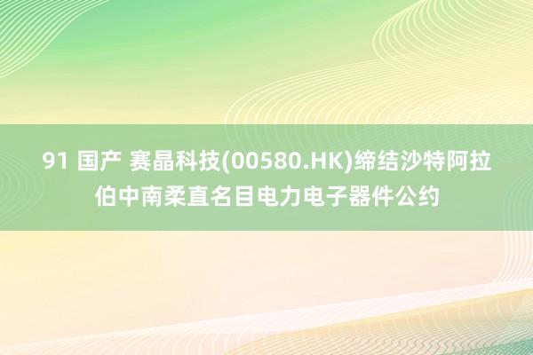 91 国产 赛晶科技(00580.HK)缔结沙特阿拉伯中南柔直名目电力电子器件公约