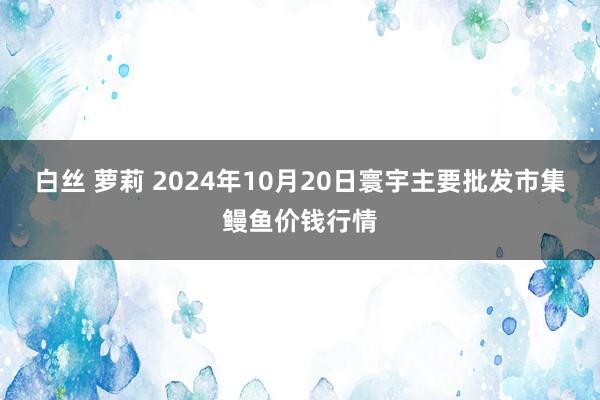 白丝 萝莉 2024年10月20日寰宇主要批发市集鳗鱼价钱行情