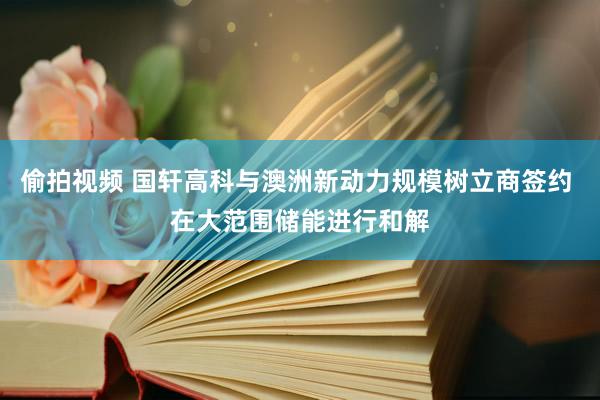 偷拍视频 国轩高科与澳洲新动力规模树立商签约 在大范围储能进行和解