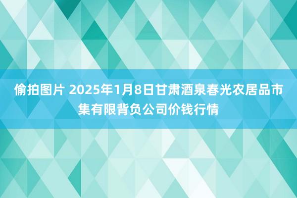 偷拍图片 2025年1月8日甘肃酒泉春光农居品市集有限背负公司价钱行情