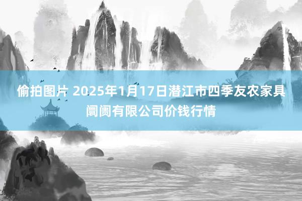 偷拍图片 2025年1月17日潜江市四季友农家具阛阓有限公司价钱行情